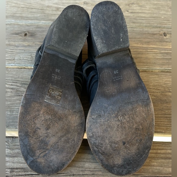 Free People Carerra Woven Leather Shoes / Booties - Picture 4 of 9